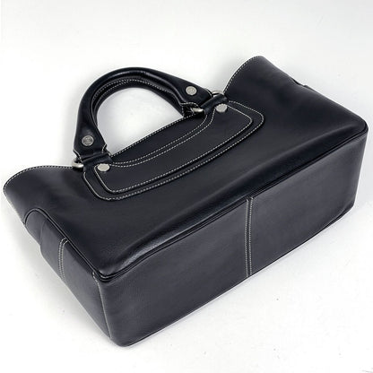 Celine Boogie Bag Blason Handbag Leather Black — view 2