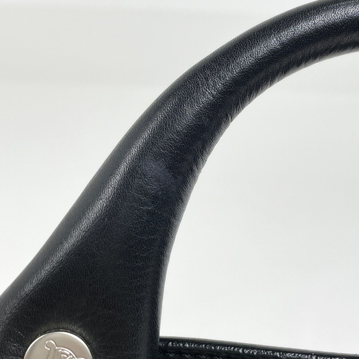 Celine Boogie Bag Blason Handbag Leather Black — view 5