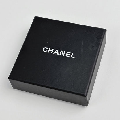 Chanel CC Logo Rhinestone Brooch Perfume Bottle Motif Silver Plated — view 6