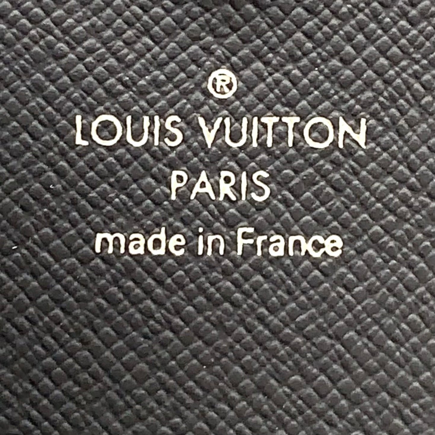 Louis Vuitton Graphic Business Card Case with Initials Leather Black Silver — view 4