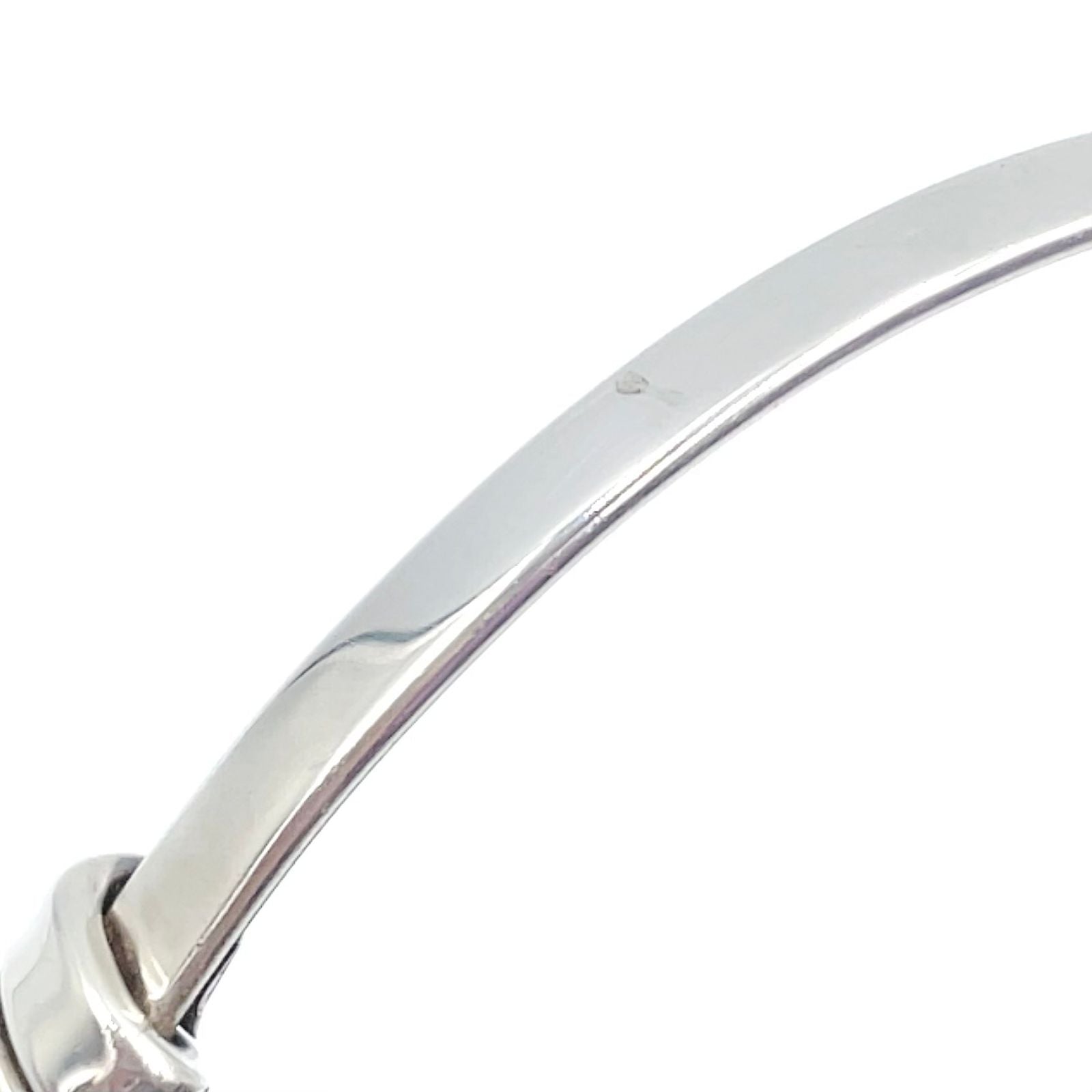 Tiffany & Co Hook Eye Gold Silver Bangle Bracelet — view 7