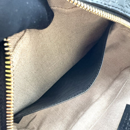 Gucci Micro Guccissima Leather Black Shoulder Bag Gold — view 6