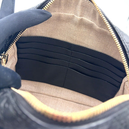 Gucci Micro Guccissima Leather Black Shoulder Bag Gold — view 5