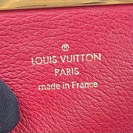 Louis Vuitton Olympe Monogram Leather Canvas Brown Red Handbag Gold — view 4