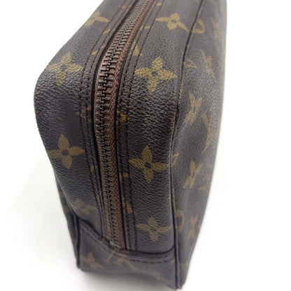 Louis Vuitton Trousse Toilet 23 Monogram Unknown Brown Cosmetic Pouch Gold — view 9