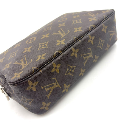Louis Vuitton Trousse Toilet 23 Monogram Unknown Brown Cosmetic Pouch Gold — view 8