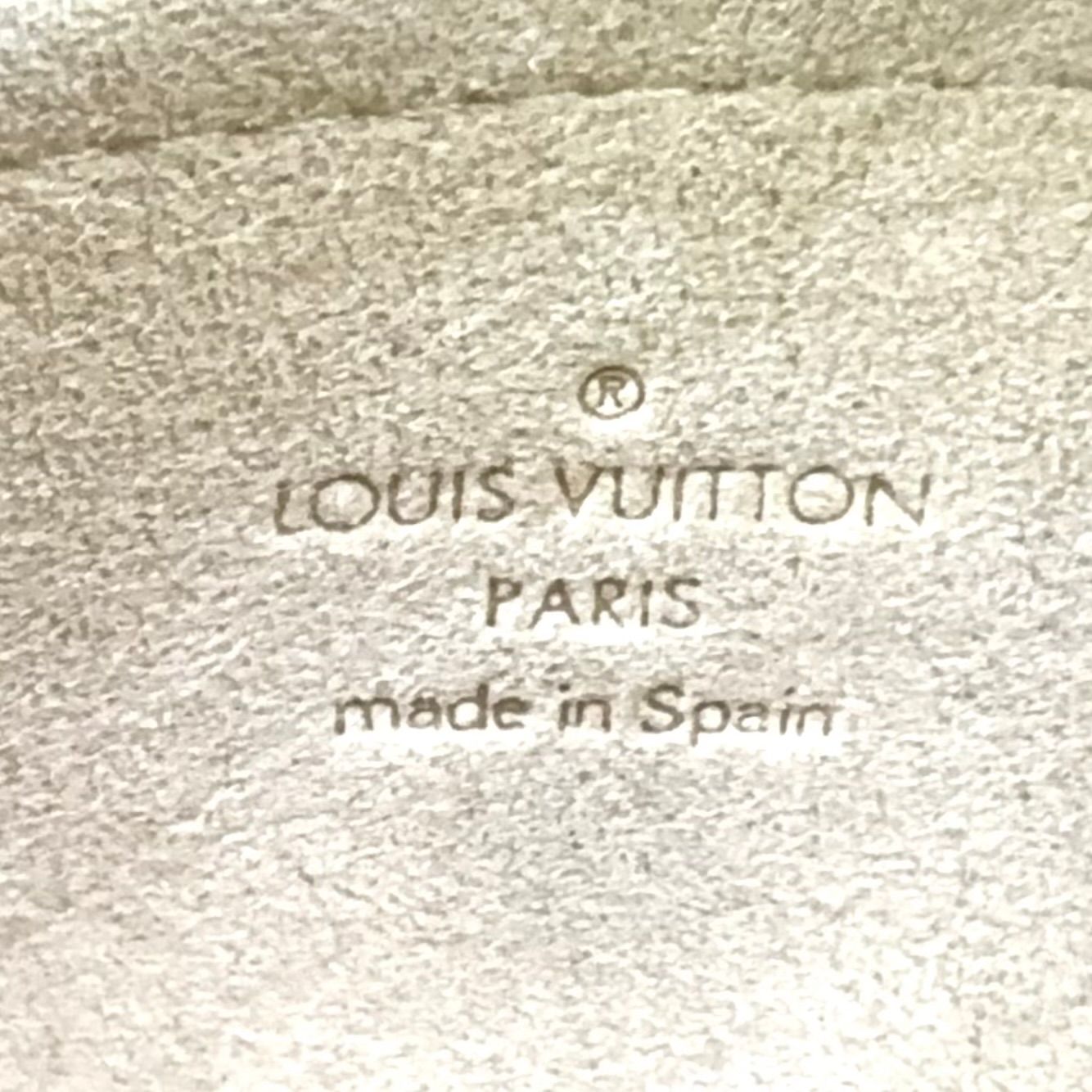 Louis Vuitton Pochette Twin GM Monogram Leather Brown Shoulder Bag Gold — view 4