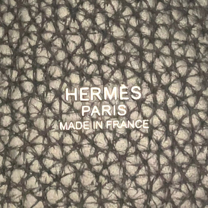 Hermes Picotin Lock PM Taurillon Leather Black Handbag Silver — view 4