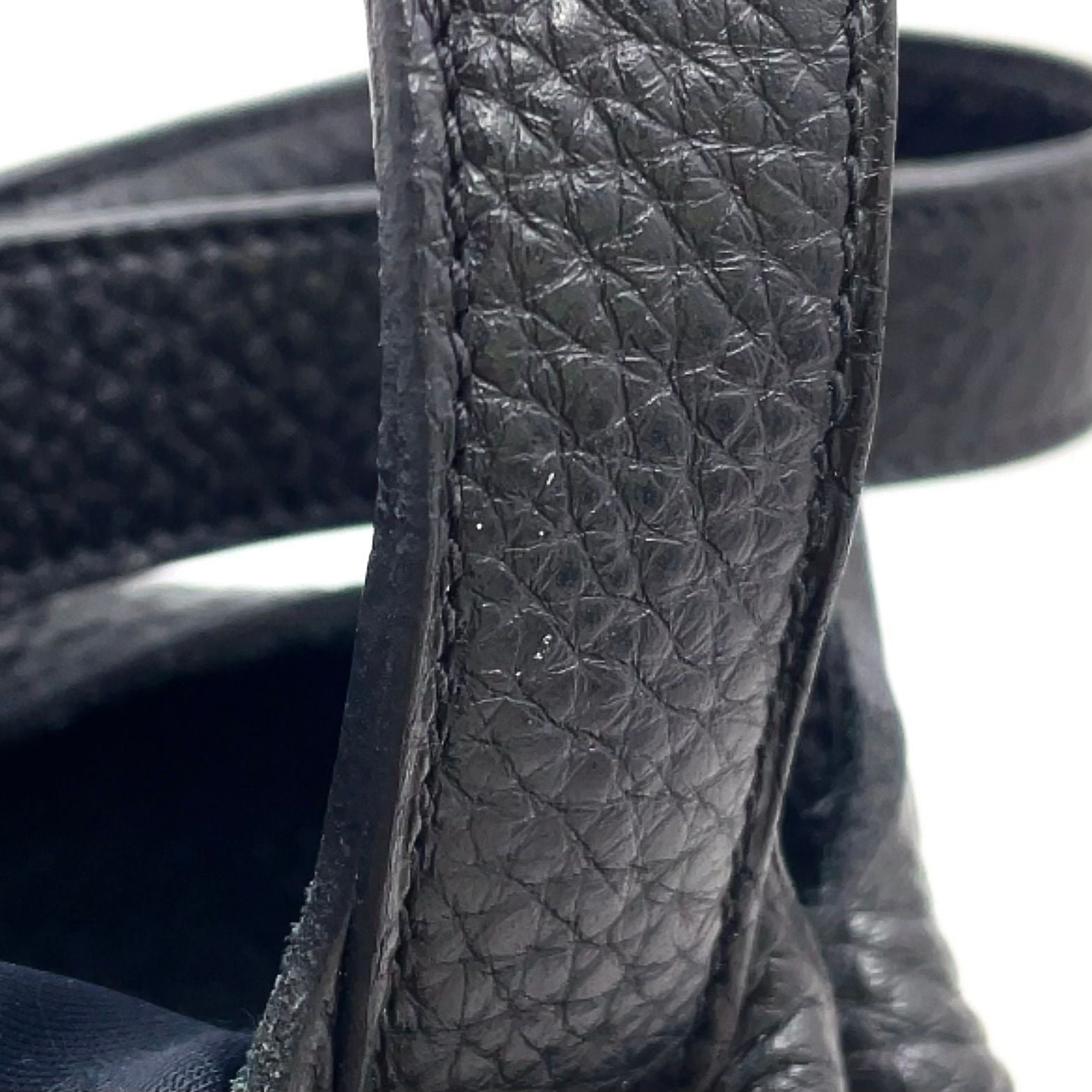 Hermes Picotin Lock PM Taurillon Leather Black Handbag Silver — view 7