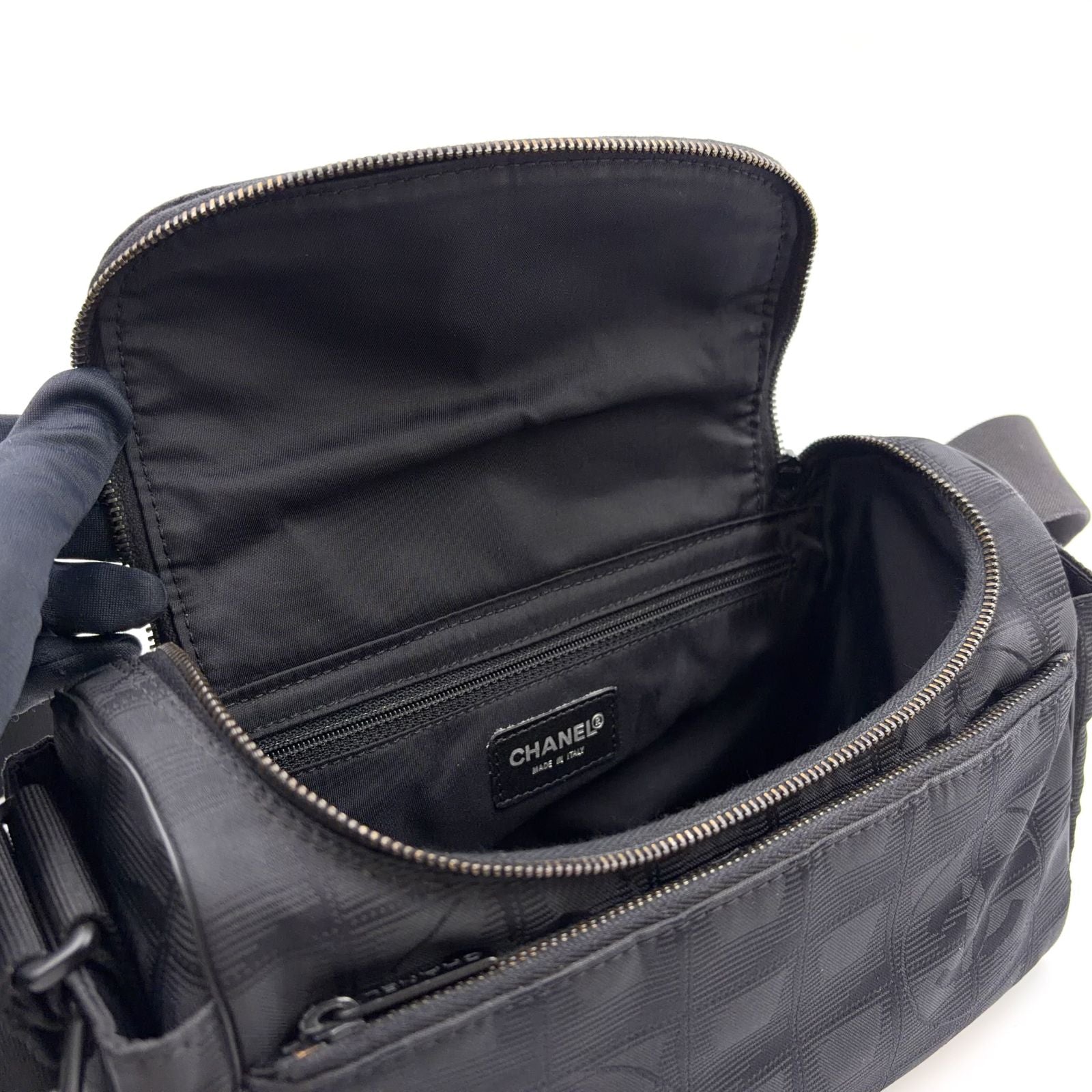Chanel New Travel Line Nylon Black Shoulder — view 6