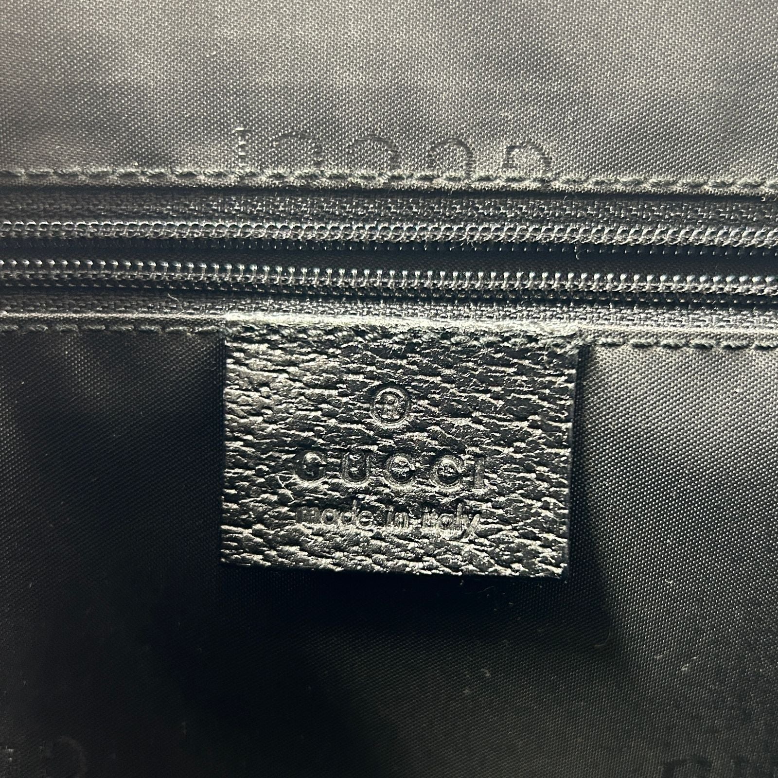 Gucci Jackie Leather Black Tote Silver — view 4