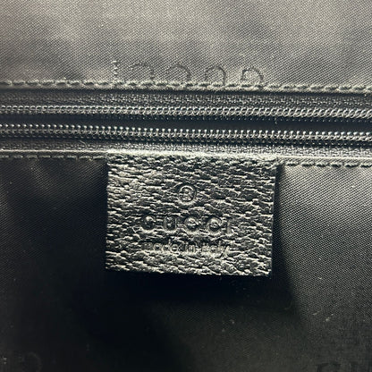 Gucci Jackie Leather Black Tote Silver — view 4