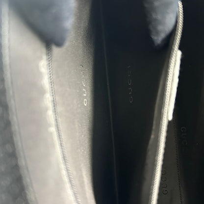 Gucci Jackie Leather Black Tote Silver — view 6