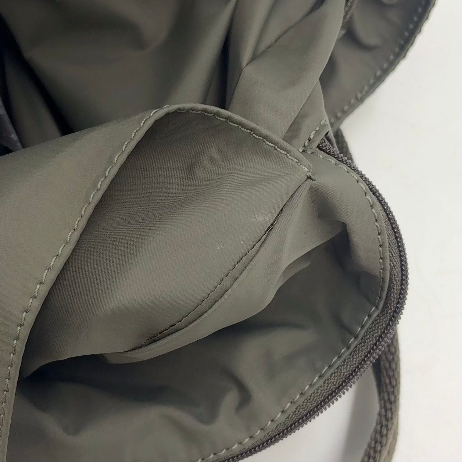 Balenciaga Amy Nylon Canvas Dark Green Handbag — view 7