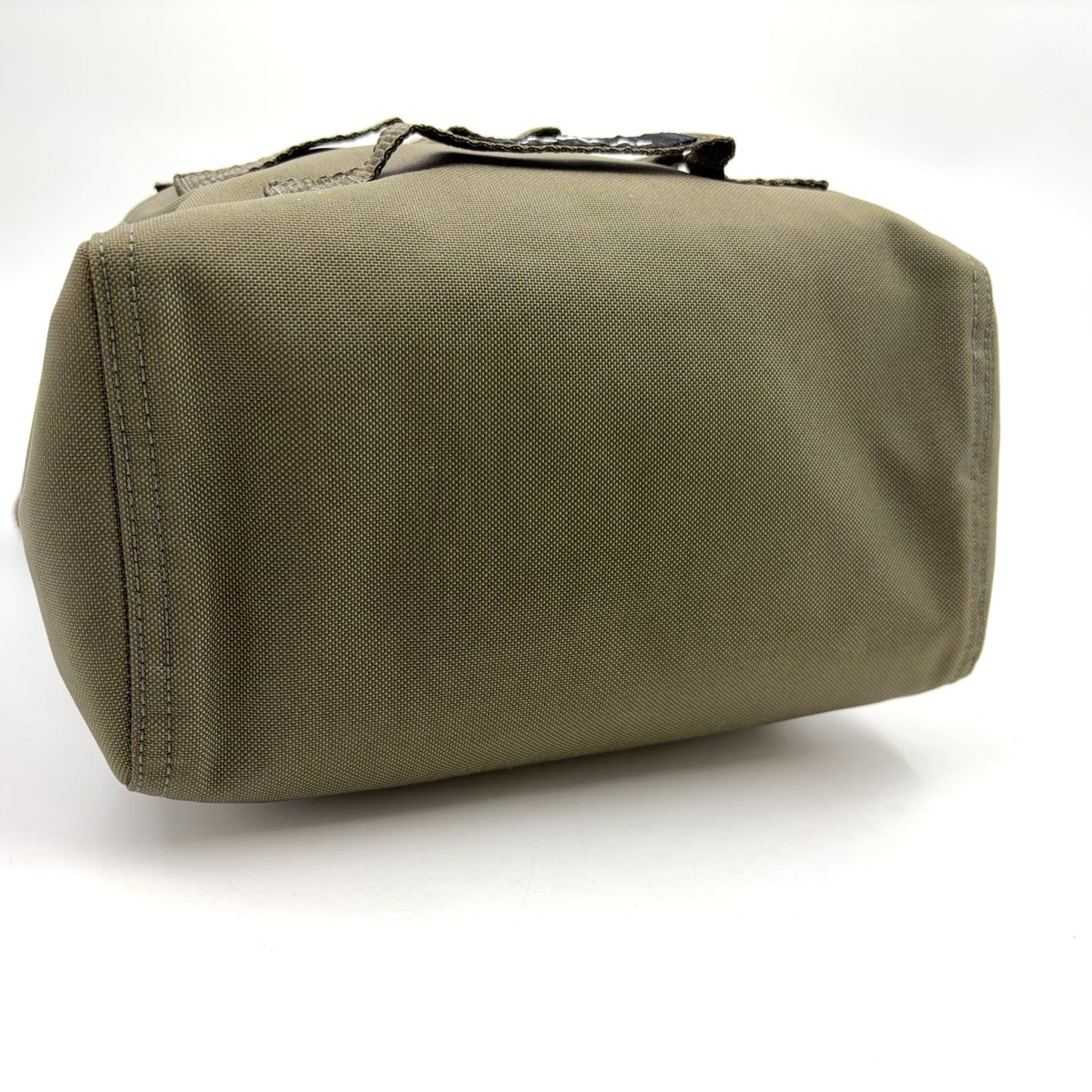 Balenciaga Amy Nylon Canvas Dark Green Handbag — view 6