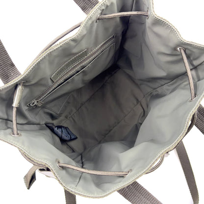 Balenciaga Amy Nylon Canvas Dark Green Handbag — view 3