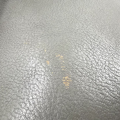 Balenciaga Motocross Leather Gray Backpack Silver — view 9