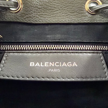 Balenciaga Motocross Leather Gray Backpack Silver — view 4