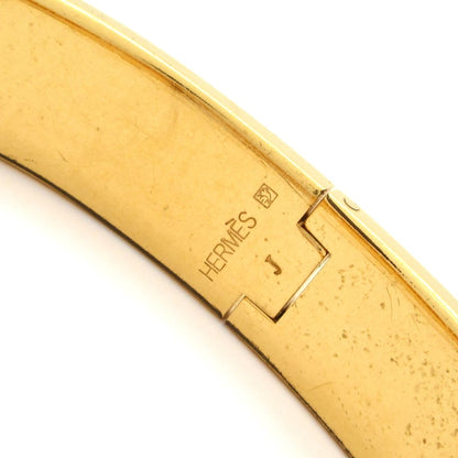 Hermes Bangle Click Gold Pink Beige Bracelet — view 4