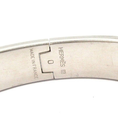 Hermes Bangle Click Silver Orange Bracelet — view 4