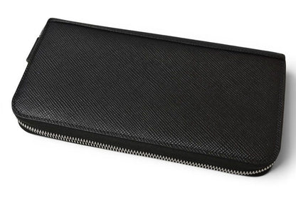 Prada Wallet Zip Around Saffiano Black — view 7