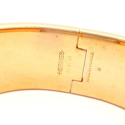 Hermes Bangle Clic Clac Pink Gold Beige Bracelet — view 4
