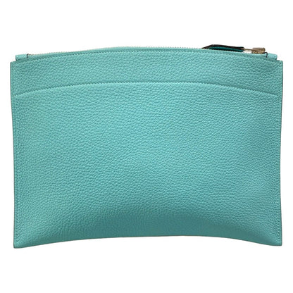 Hermes Clutch Bazaar Light Blue Silver — view 3
