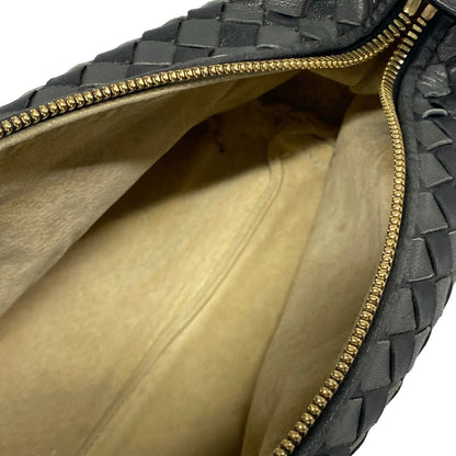 Bottega Veneta Handbag Intrecciato Black Dark Gray Leather — view 7