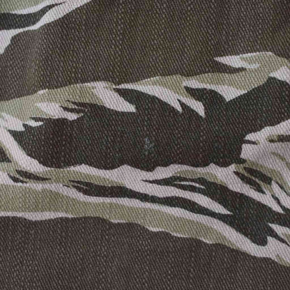 Celine Mod Coat Military Jacket Hoodie Hood Camo Pattern Zip Up Front Pocket XS — view 8