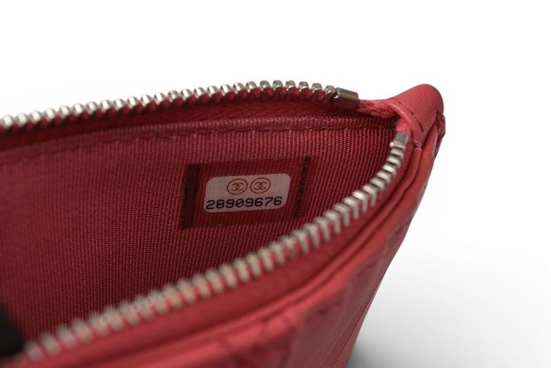 Chanel Coin Case Card Fragment Lambskin Pink — view 8