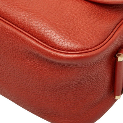 Hermes Bourlang Crossbody Shoulder Bag Rose Gyre Orange Taurillon Clemence — view 4