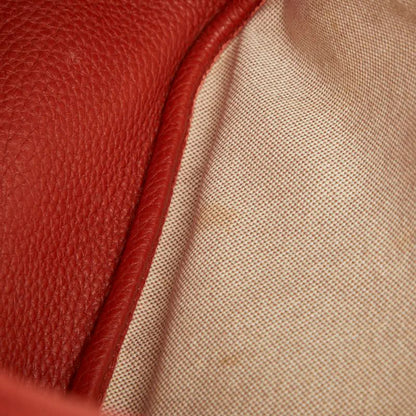 Hermes Bourlang Crossbody Shoulder Bag Rose Gyre Orange Taurillon Clemence — view 8