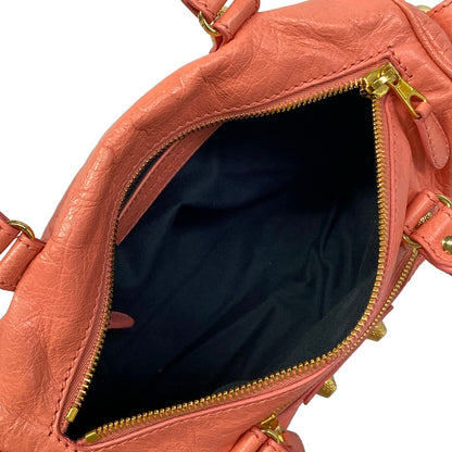 Balenciaga Handbag Classic Mini Twig Salmon Pink Leather — view 7