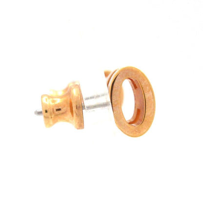 Hermes Earrings Mini Pop Light Gray Ju Pink Gold — view 2