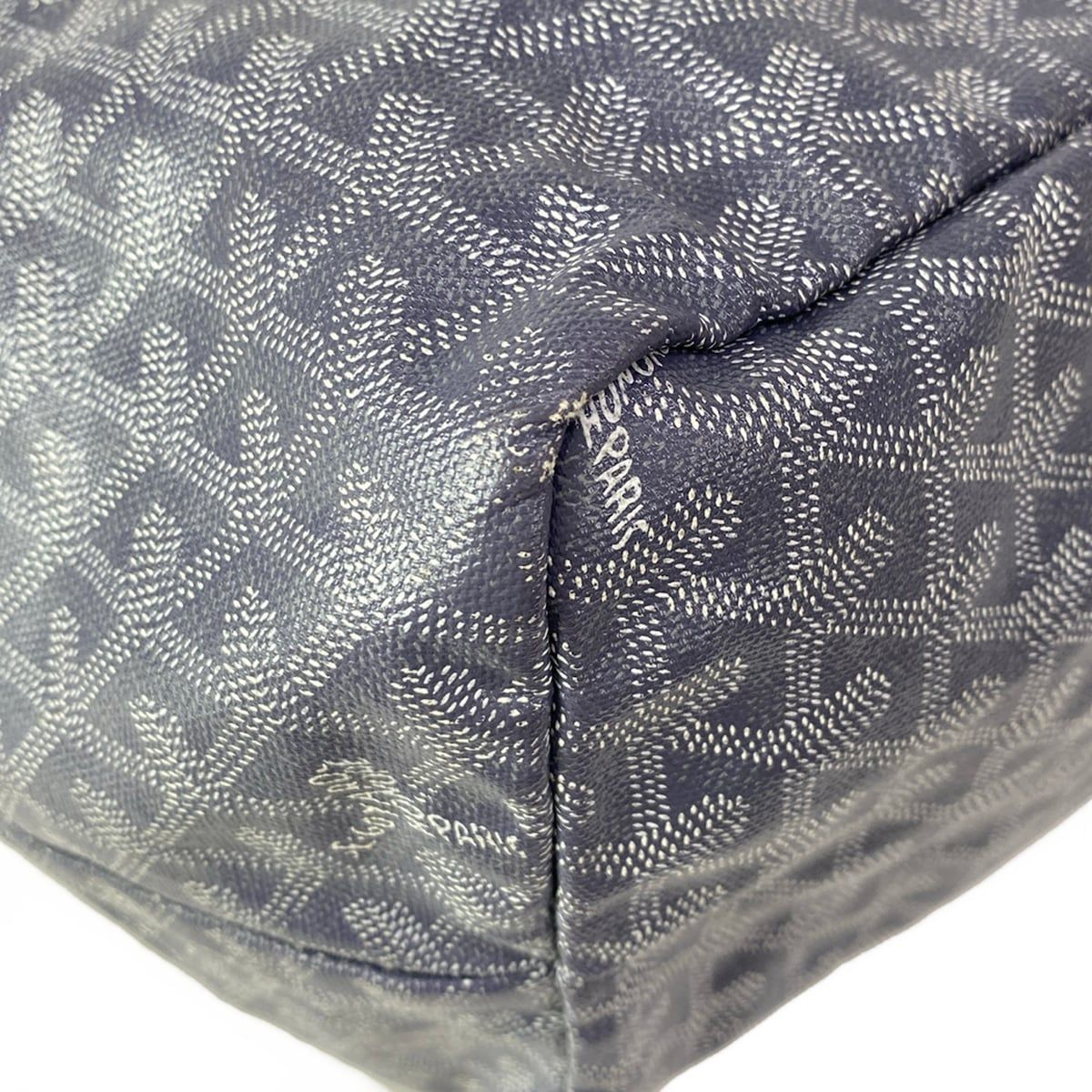 Goyard Tote Saint Louis GM Gray Leather — view 9