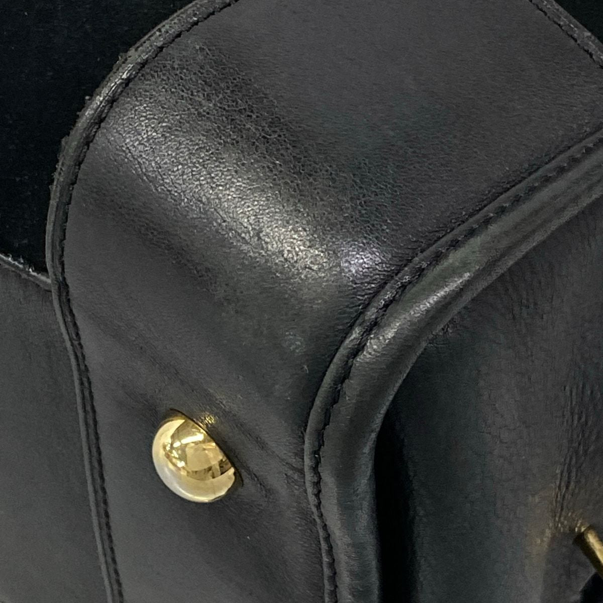 Loewe Handbag Amazona 36 Black Leather — view 6