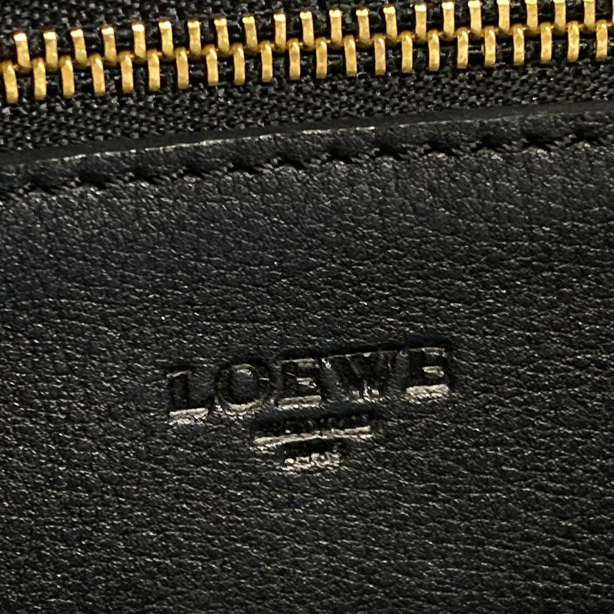 Loewe Handbag Amazona 36 Black Leather — view 8
