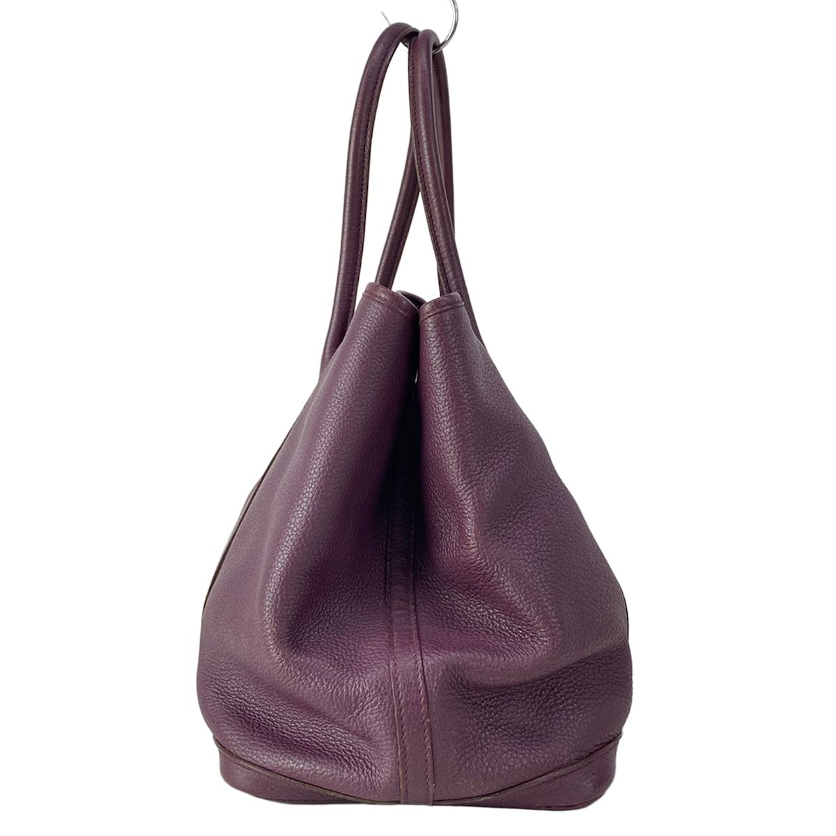 Hermes Tote Garden Party PM Cassis Silver — view 4