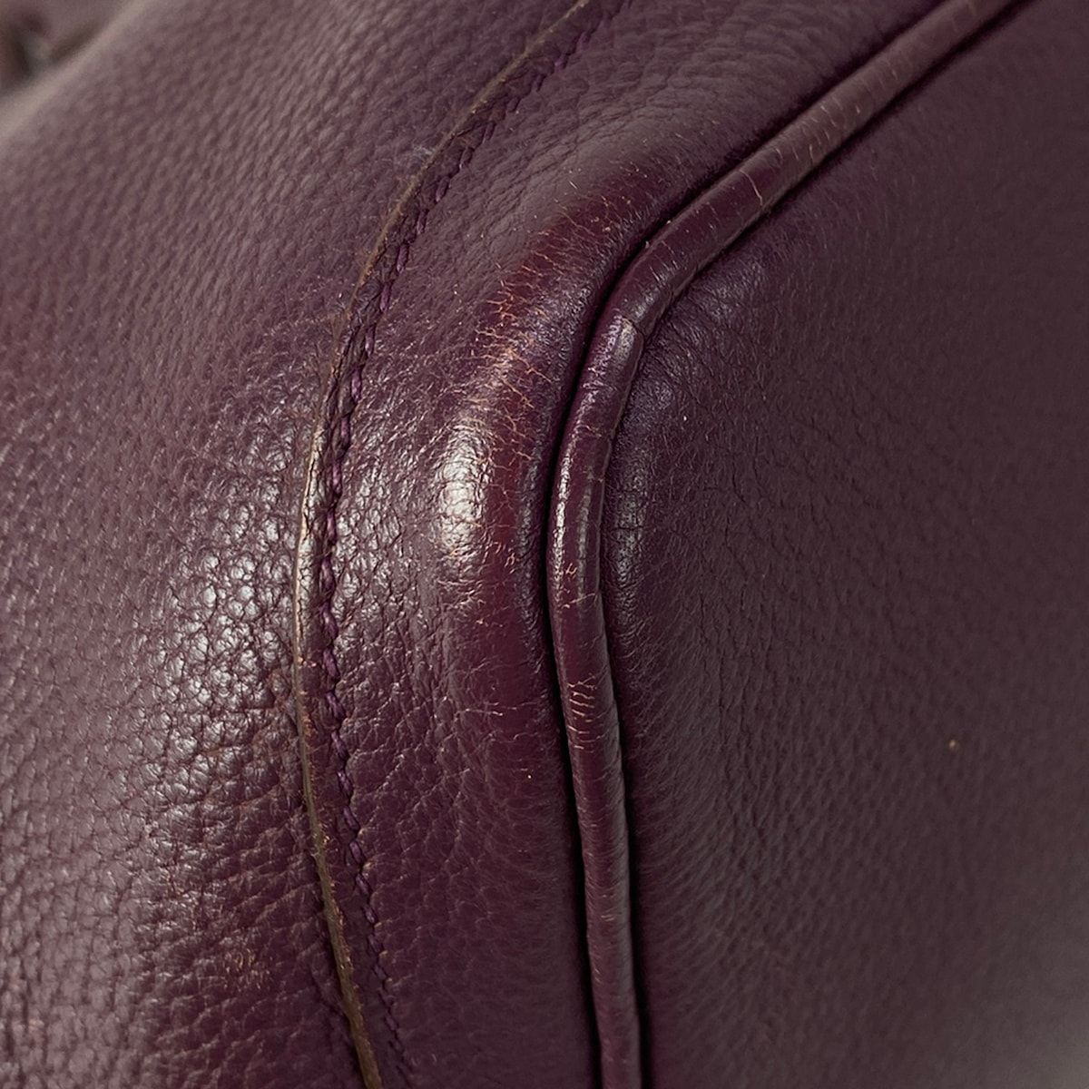 Hermes Tote Garden Party PM Cassis Silver — view 7