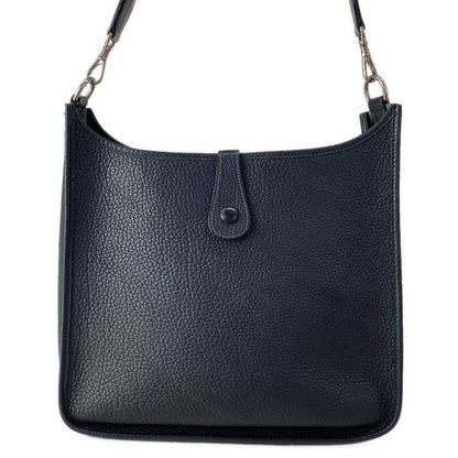 Hermes Shoulder Bag Evelyne GM Dark Navy Silver — view 3