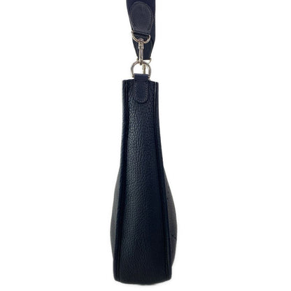 Hermes Shoulder Bag Evelyne GM Dark Navy Silver — view 2