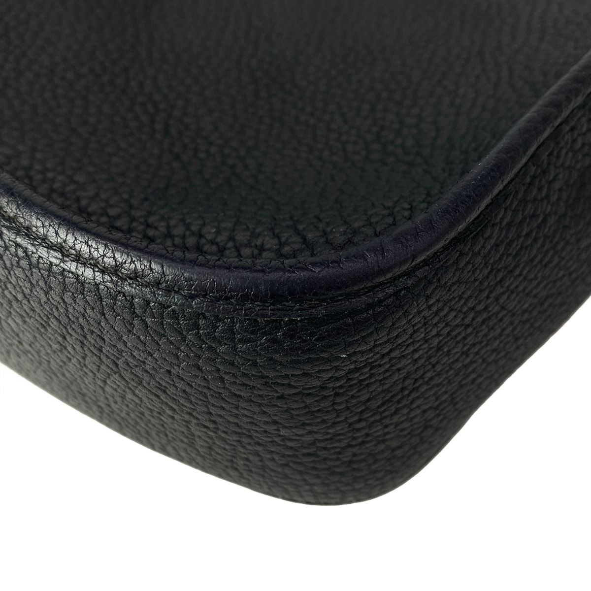 Hermes Shoulder Bag Evelyne GM Dark Navy Silver — view 8