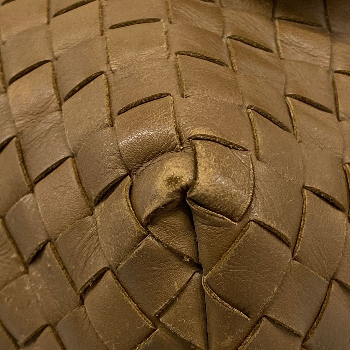 Bottega Veneta Shoulder Bag Intrecciato Brown Leather — view 6