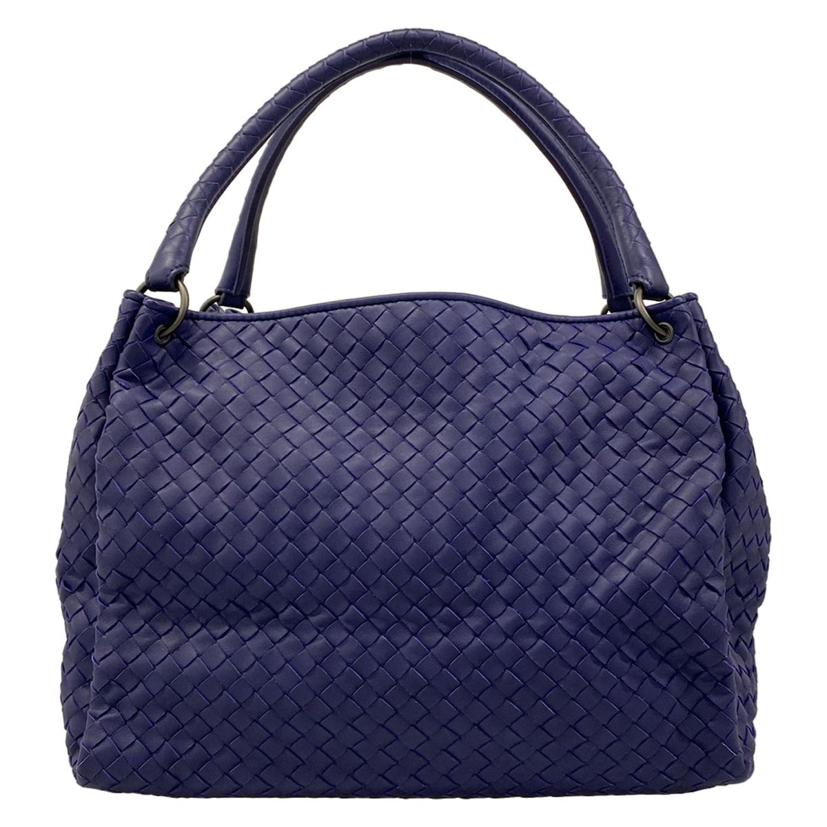Bottega Veneta Tote Parachute Navy Leather