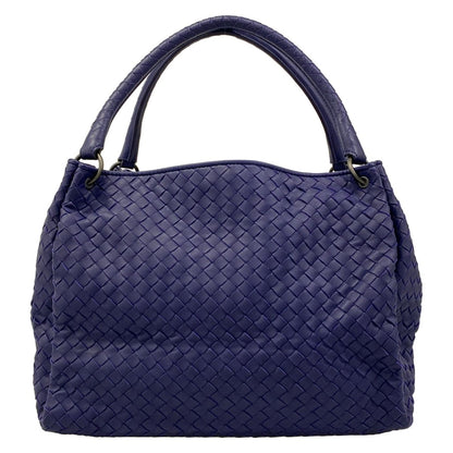 Bottega Veneta Tote Parachute Navy Leather