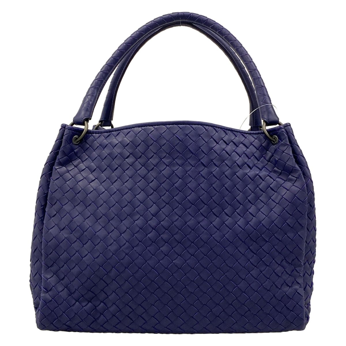 Bottega Veneta Tote Parachute Navy Leather — view 3