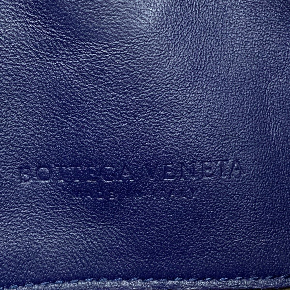 Bottega Veneta Tote Parachute Navy Leather — view 9