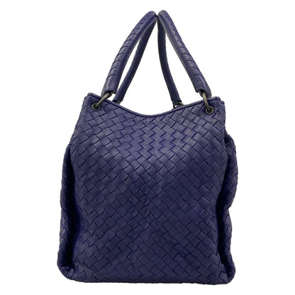 Bottega Veneta Tote Parachute Navy Leather — view 2