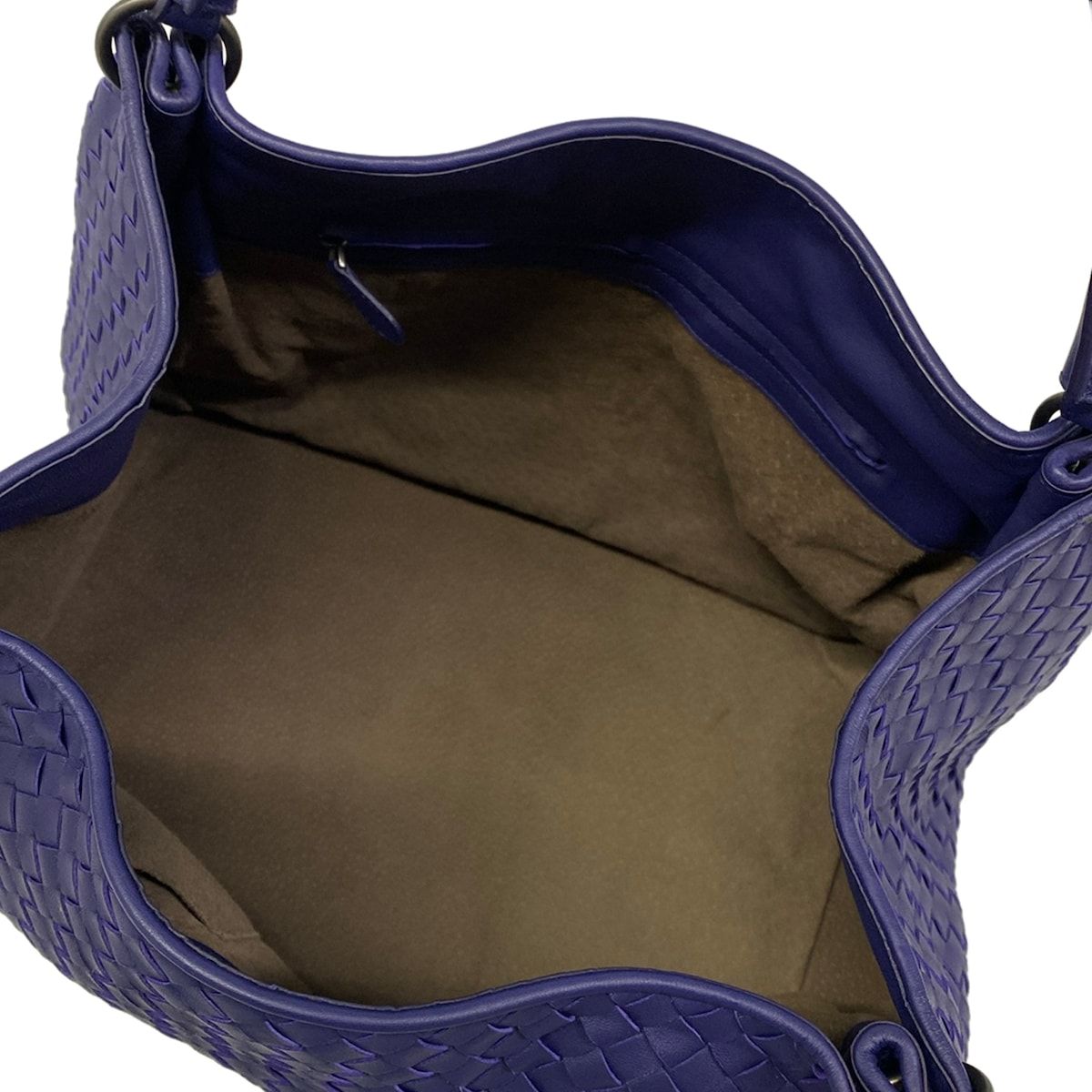 Bottega Veneta Tote Parachute Navy Leather — view 7