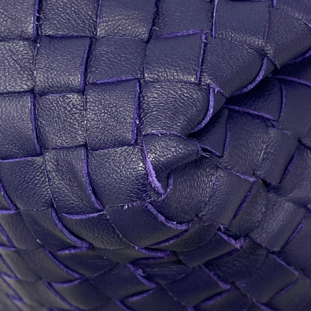 Bottega Veneta Tote Parachute Navy Leather — view 6
